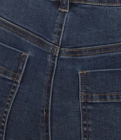 Westbound Plus Size High Rise Porkchop Pockets Bermuda Shorts