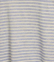 Westbound Plus Size Lilac Speckled Stripe Short Sleeve Crew Neck Top