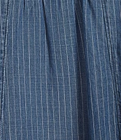 Westbound Pocket Front Short Puff Sleeve Henley Top