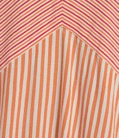 Westbound Point Collar Button Front 3/4 Sleeve Shirt