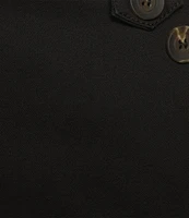 Westbound Pull-On Button Embellished Marina Shorts
