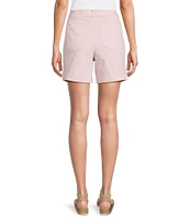 Westbound Pull-On Button Embellished Marina Shorts