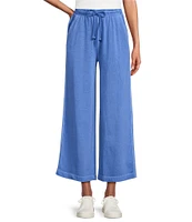 Westbound Pull-On Cropped Drawstring Terry Pants