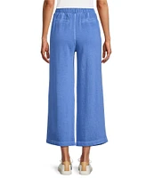 Westbound Pull-On Cropped Drawstring Terry Pants