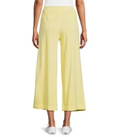 Westbound Pull-On Cropped Drawstring Terry Pants