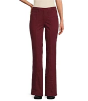 Westbound Pull-On High Rise Pintuck Bootleg Pant