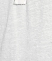 Westbound Rolled 3/4 Sleeve Faux Henley Top
