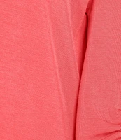 Westbound Ruched Sleeve Crew Neck Top
