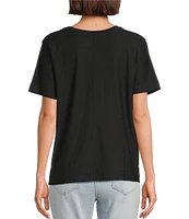 Westbound Short Sleeve Crew Neck Top