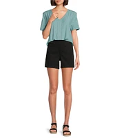 Westbound Short Sleeve V-Neck Top