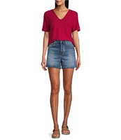 Westbound Short Sleeve V-Neck Top