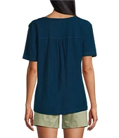 Westbound Short Sleeve V-Neck Top