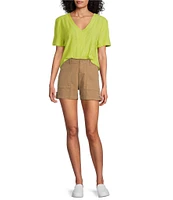 Westbound Short Sleeve V-Neck Top