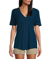 Westbound Short Sleeve V-Neck Top