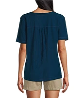 Westbound Short Sleeve V-Neck Top