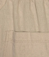 Westbound Smocked Waist Mid Rise Wide Leg Linen Pants