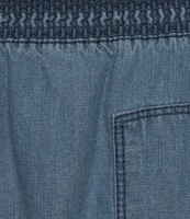 Westbound Smocked Waist Wide-Leg Linen Pants