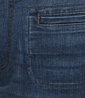 Westbound the HIGH RISE fit Crop Pull-On Denim Jeans