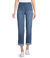 Westbound the HIGH RISE fit Crop Pull-On Denim Jeans