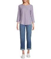 Westbound the HIGH RISE fit Crop Pull-On Denim Jeans