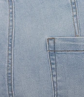 Westbound The High Rise Fit Pull-On Denim Shorts