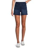 Westbound The High Rise Fit Pull-On Denim Shorts