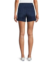 Westbound The High Rise Fit Pull-On Denim Shorts