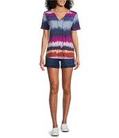 Westbound The High Rise Fit Pull-On Denim Shorts