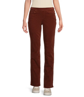 Westbound the PARK AVE fit Corduroy Mid Rise Straight Leg Pant