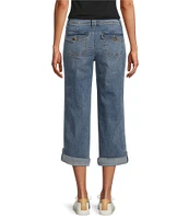 Westbound the Utility Crop Mid Rise Pull-On Denim Pants