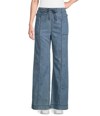 Westbound the UTILITY pant Pull-on Mid Rise Wide Leg Pant