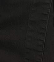 Westbound Cotton Blend Tie Wrap Fray Hem Skort