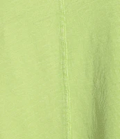 Westbound Twist Sleeve Crew Neck Top