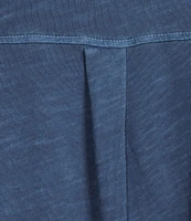 Westbound Twist Sleeve Crew Neck Top