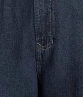 Westbound Wide Leg Cargo Drape Denim Pants