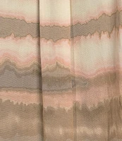 Westbound Woven Diffused Stripe Long Roll-Tab Sleeve Henley Patch Pocket Top