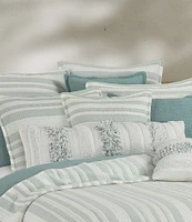 White Sand Cyprus Ripple-Inspired Textured Coverlet