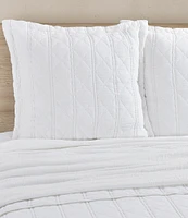 White Sand Playa Quilted Euro Sham