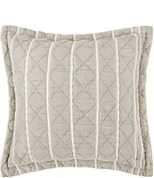 White Sand Playa Quilted Euro Sham