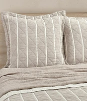 White Sand Playa Quilted Euro Sham