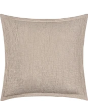 White Sand South Seas Airy-Tumbled Textured Square Decorative Pillow Cover