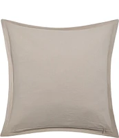 White Sand South Seas Airy-Tumbled Textured Square Decorative Pillow Cover