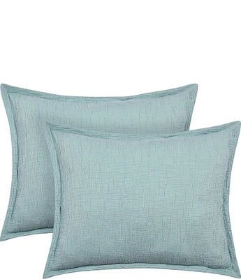 White Sand South Seas Woven Textured Pillow Sham