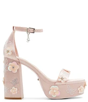 Wicked x ALDO Beautifical Flower Embellished Platform Sandals