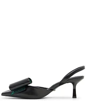 Wicked x ALDO Defy Rhinestone Oversized Bow Slingback Dress Pumps