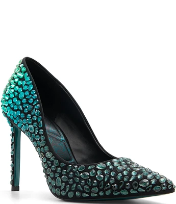 Wicked x ALDO TheGreenElixir Ombre Rhinestone Pumps