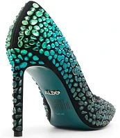 Wicked x ALDO TheGreenElixir Ombre Rhinestone Pumps