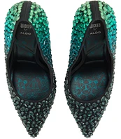 Wicked x ALDO TheGreenElixir Ombre Rhinestone Pumps