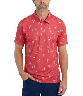 William Murray Birdie Juice Short Sleeve Polo Shirt