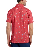 William Murray Birdie Juice Short Sleeve Polo Shirt